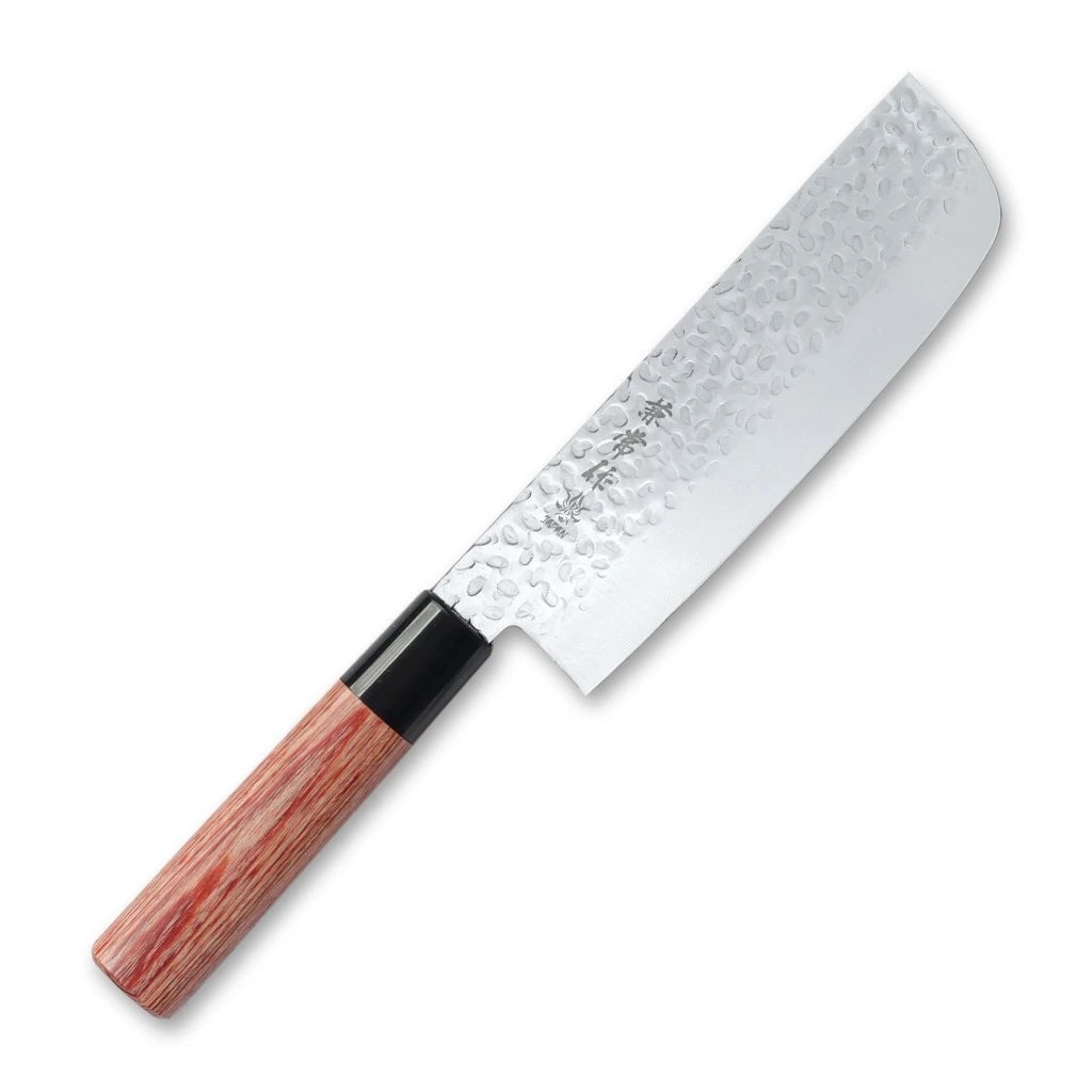 foto Japonsk� n�� Nakiri 165mm Kanetsune KC-950 Tsuchime Series